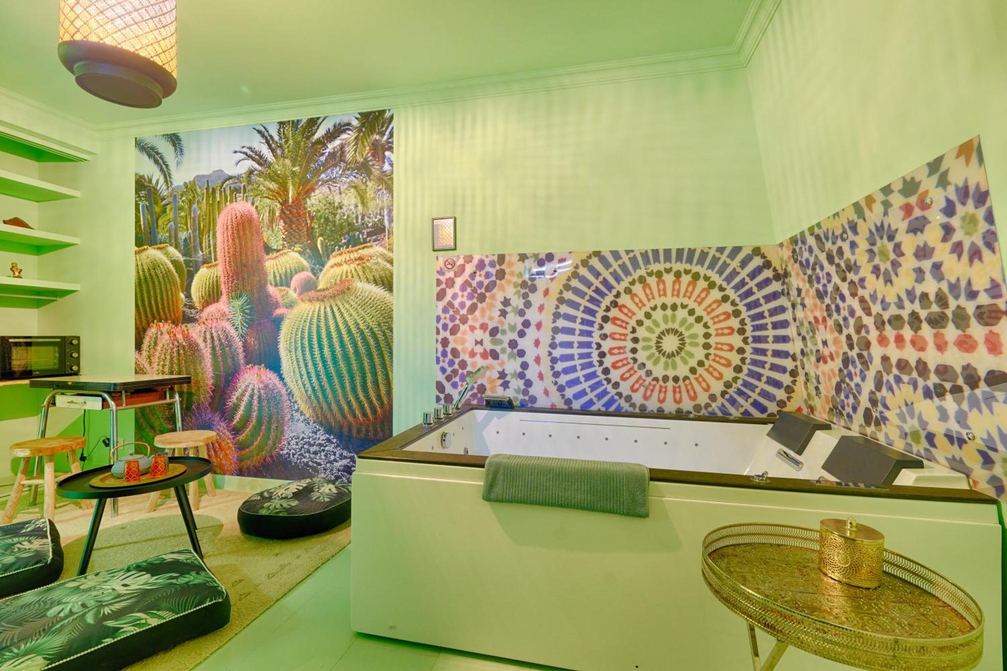Luxury Magic Cactus Garden, Paris 0Rly Avec Jacuzzi Apartment Vigneux-sur-Seine Luaran gambar