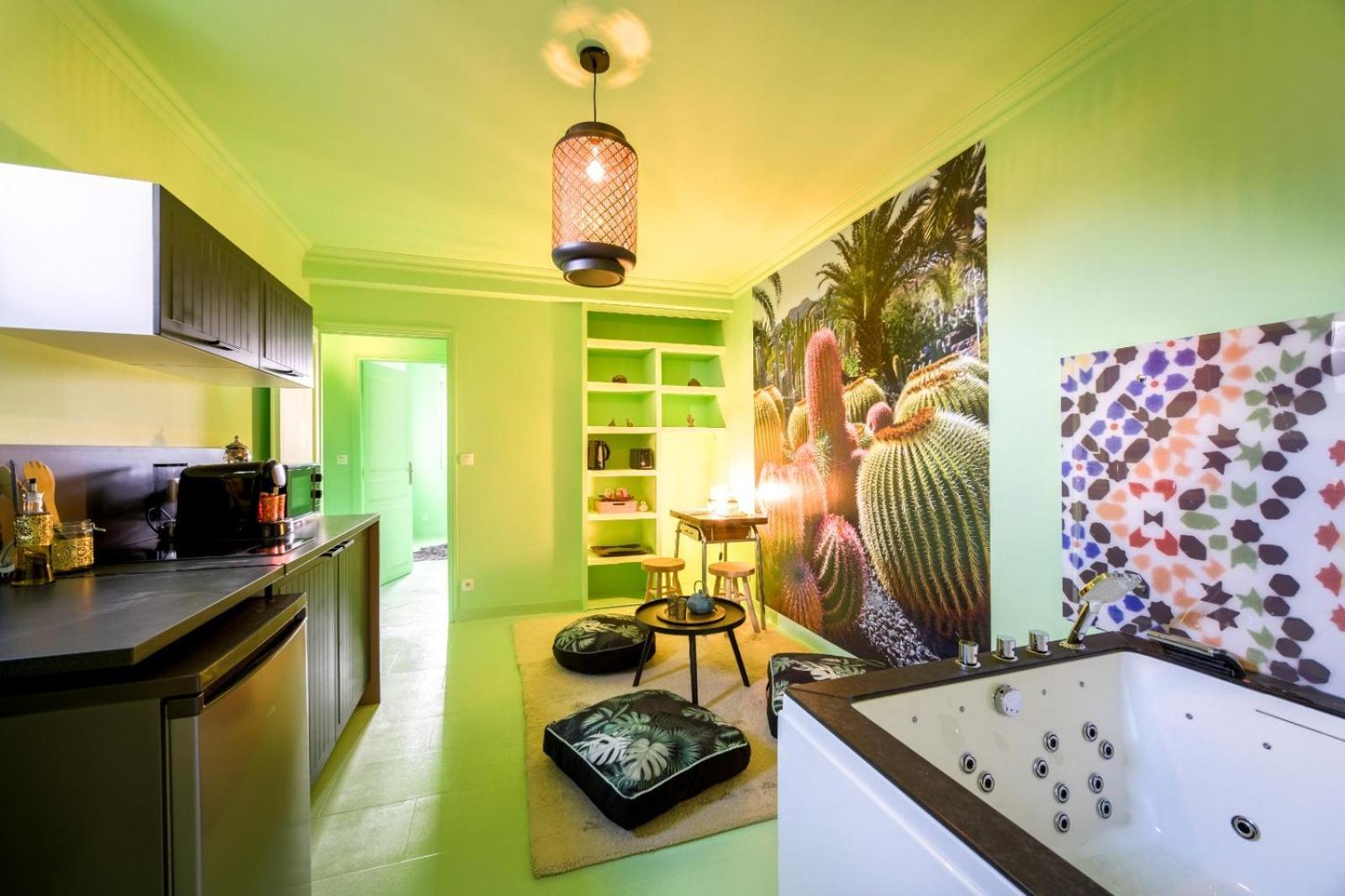 Luxury Magic Cactus Garden, Paris 0Rly Avec Jacuzzi Apartment Vigneux-sur-Seine Luaran gambar